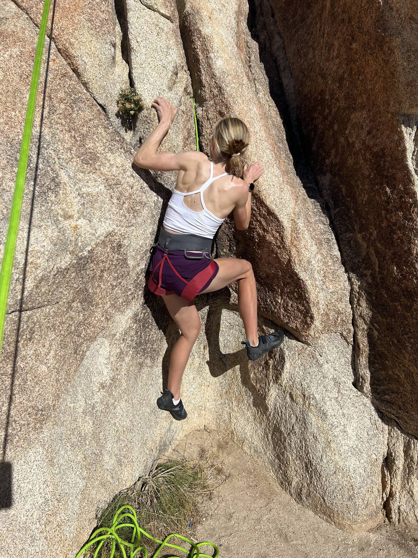 Rock climbing, granite