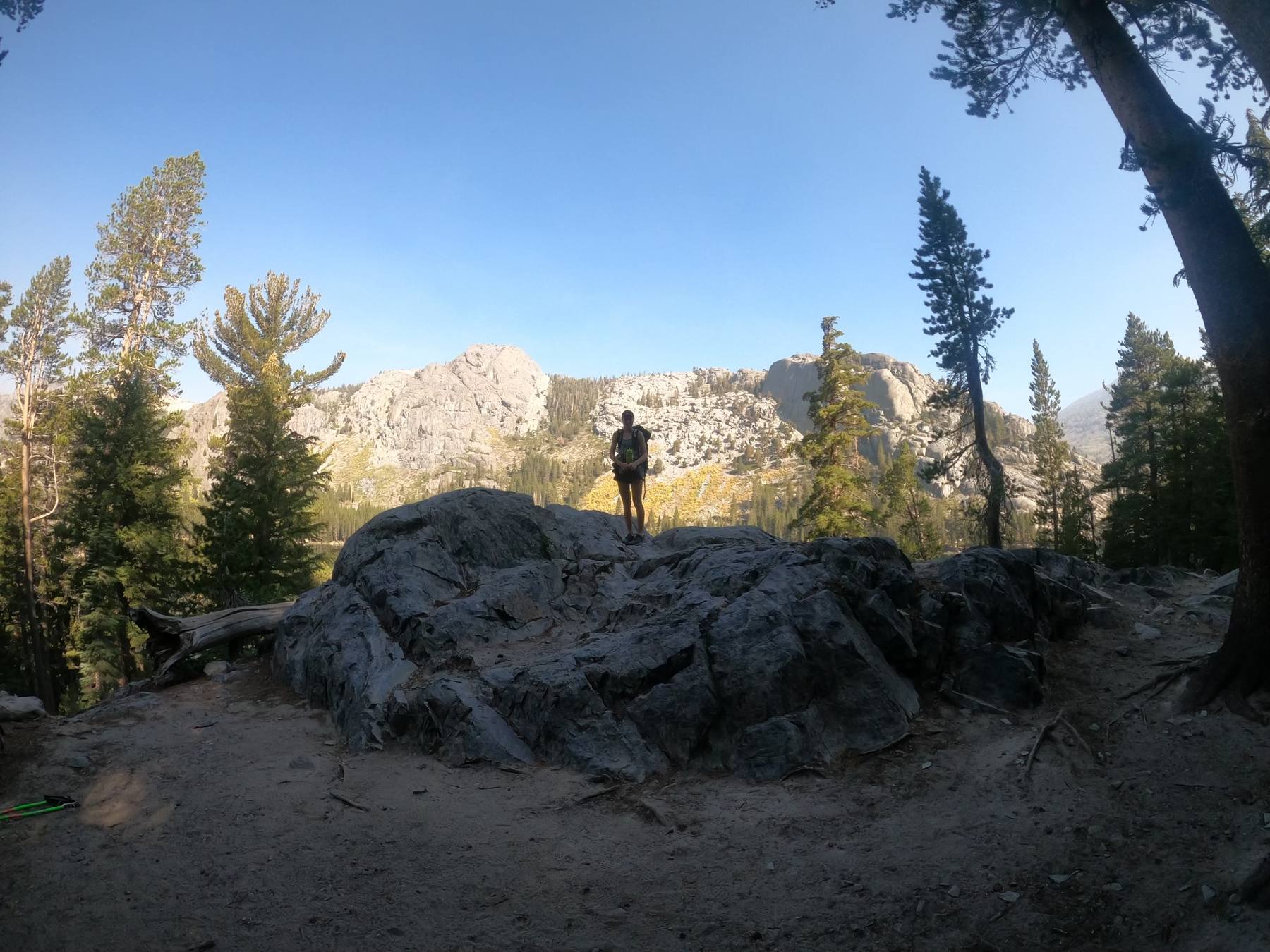 Cross-country ski tracks